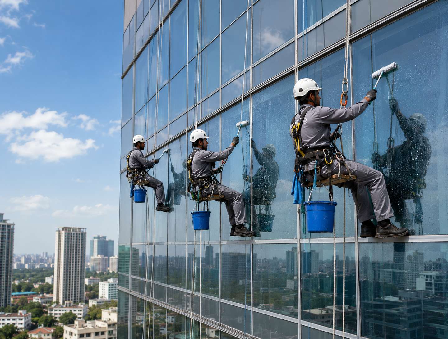 Facade and high rise cleaning